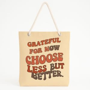 Grateful & Minimalist Plaj Çantası