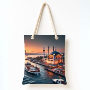 Boğaz Gün Batımı Omuz Çantası