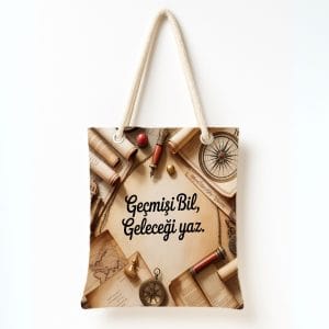 Hediyelik Zaman Pusulası Omuz Çantası